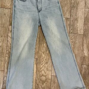 Judy Blue Light Blue Straight Leg Jeans, 15/32